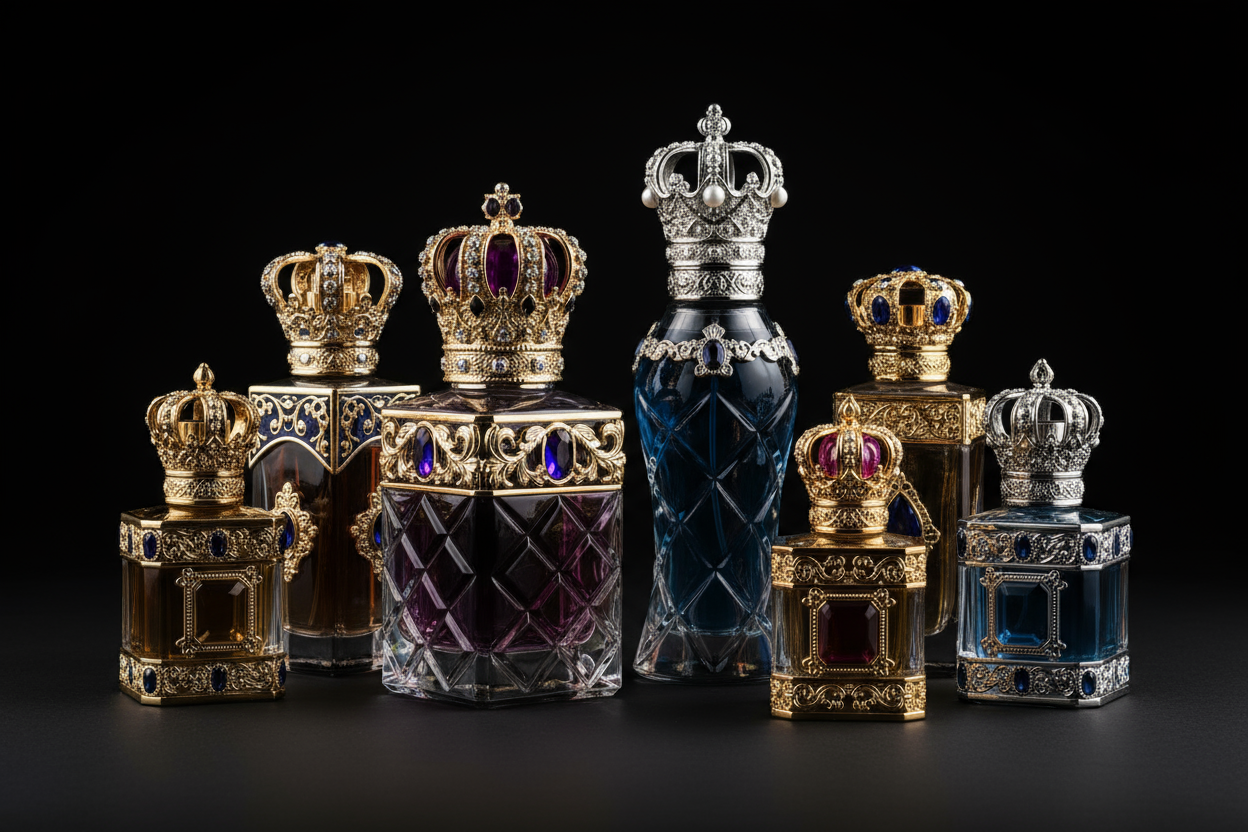 Use black background add a king and queen crown 